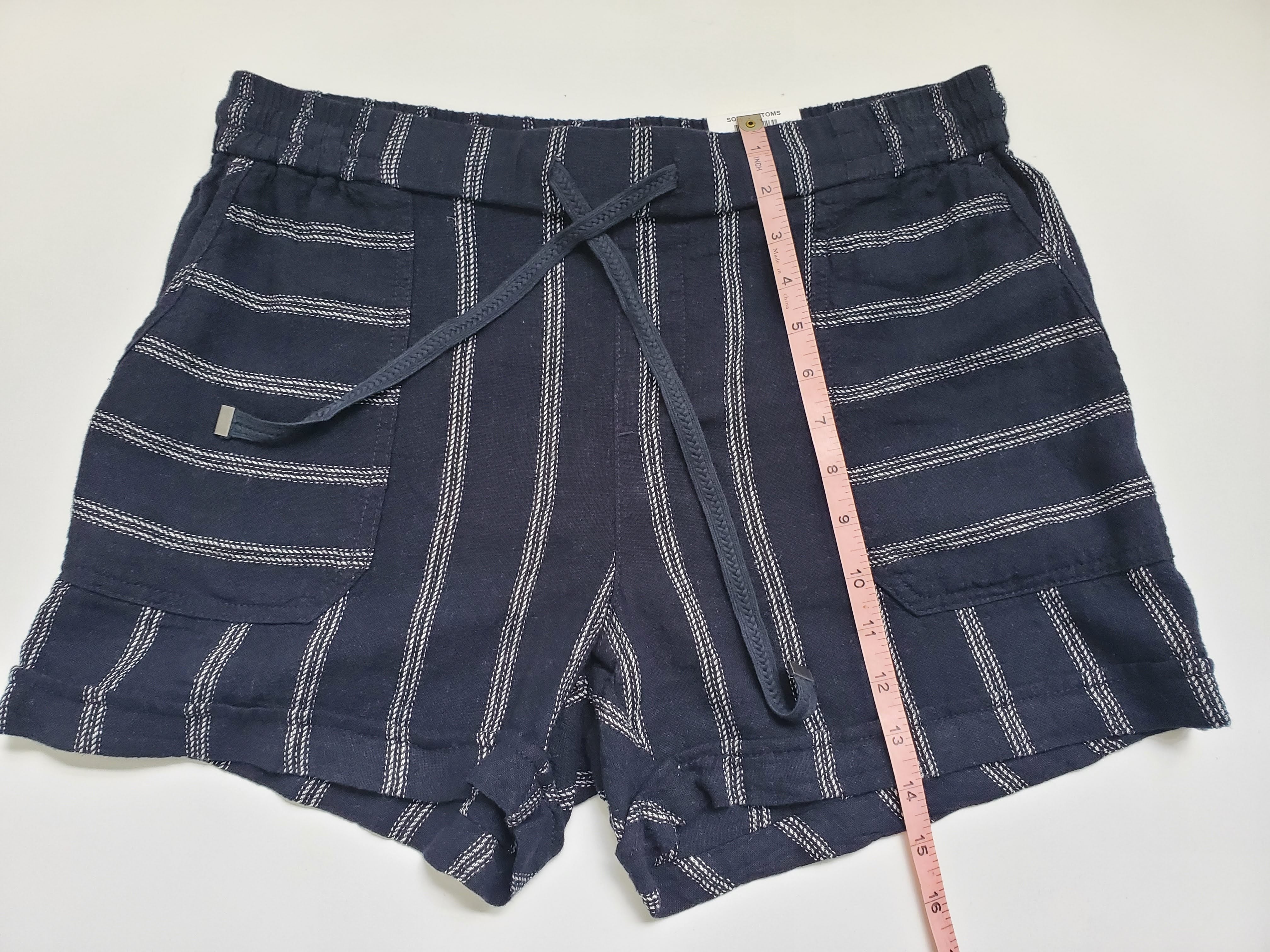 Women's Style & Co Striped Navy Short