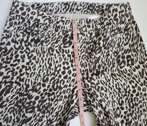 Women's Style and Co Curvy Skinny Leg Animal Print Pant