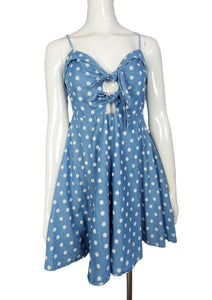 Women's Summer Polka Dots Mini Dress