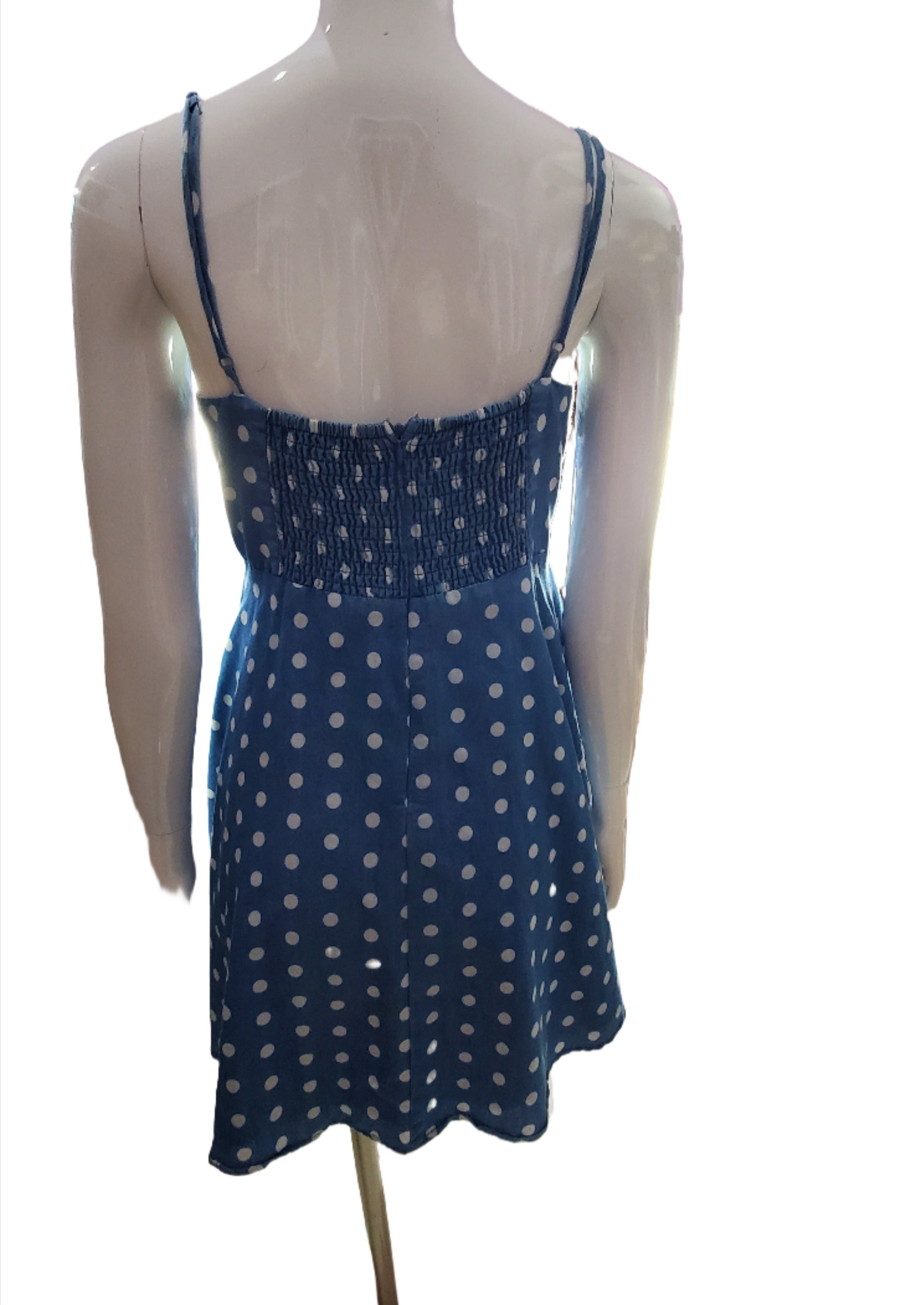 Women's Summer Polka Dots Mini Dress