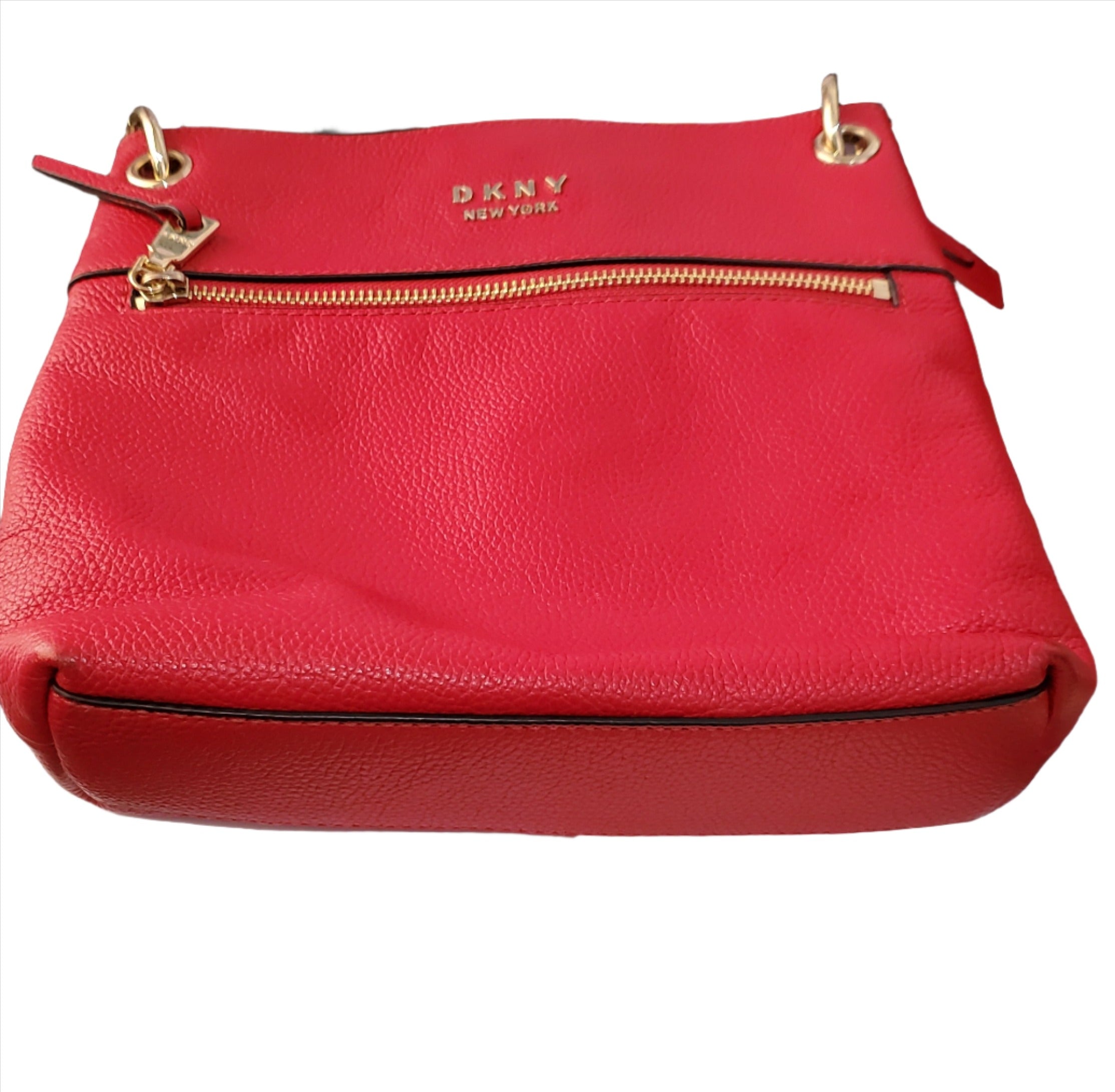 Women's Red Leather Crossbody