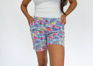 Women's Talbots The Weekend Short with Sea HorsesPrint