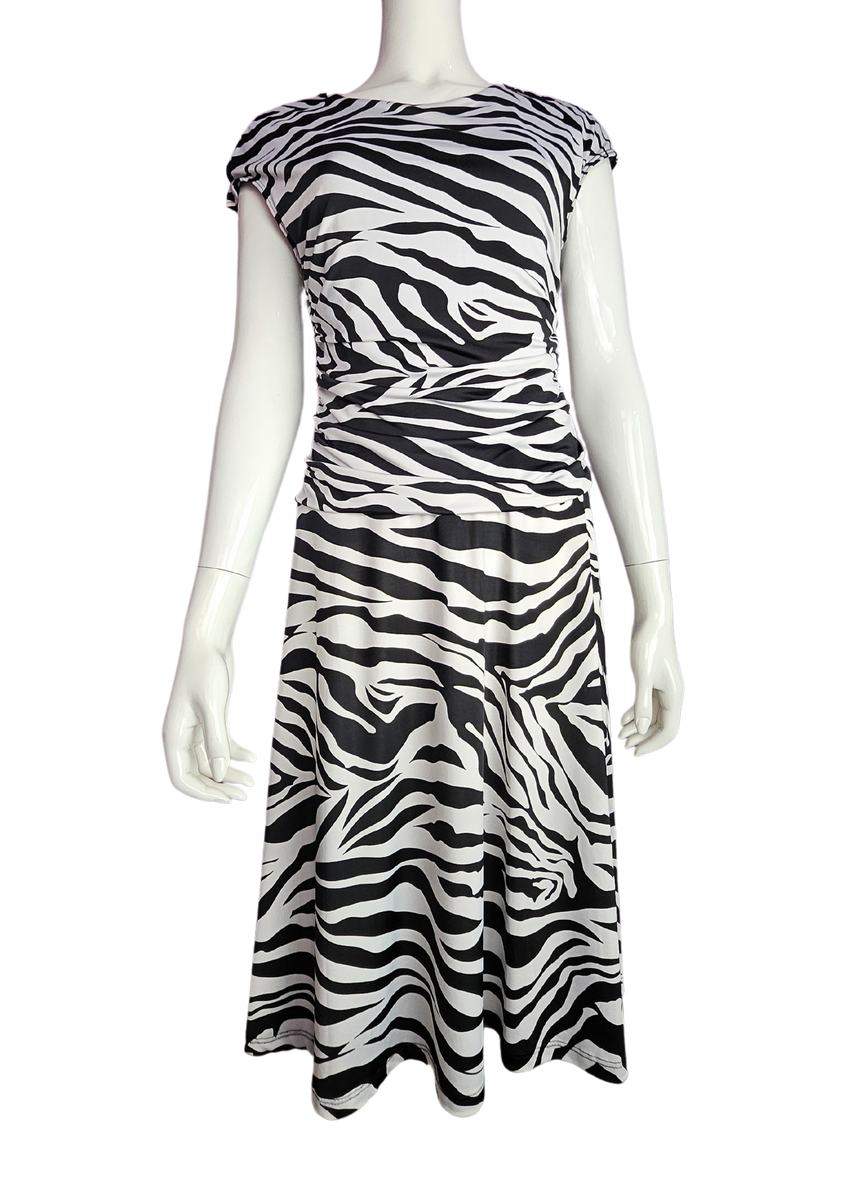 Women's Zebra Flowy Dress – Wow Me More