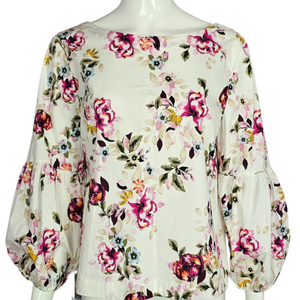 Women's Floral Long Sleeve Top