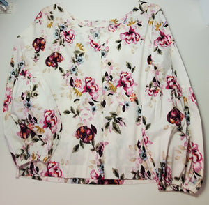 Women's Floral Long Sleeve Top